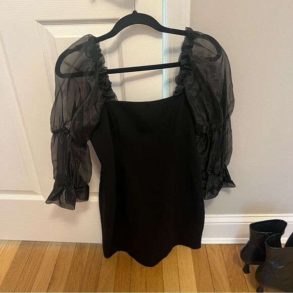 Amanda UpRichard Tia Dress in in Black - Picture 4 of 8